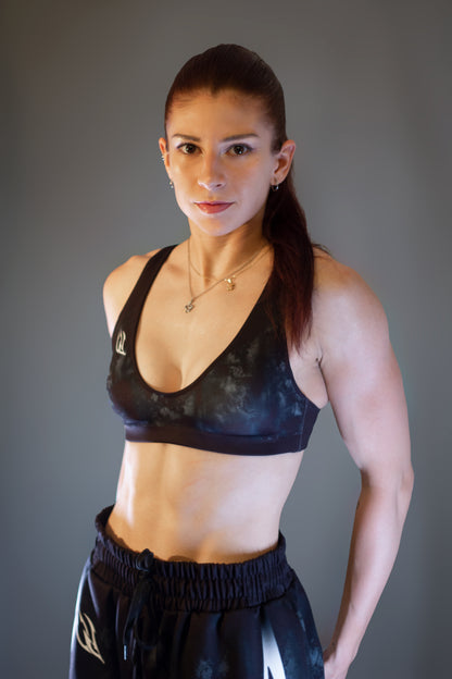 Recycled padded bikini top