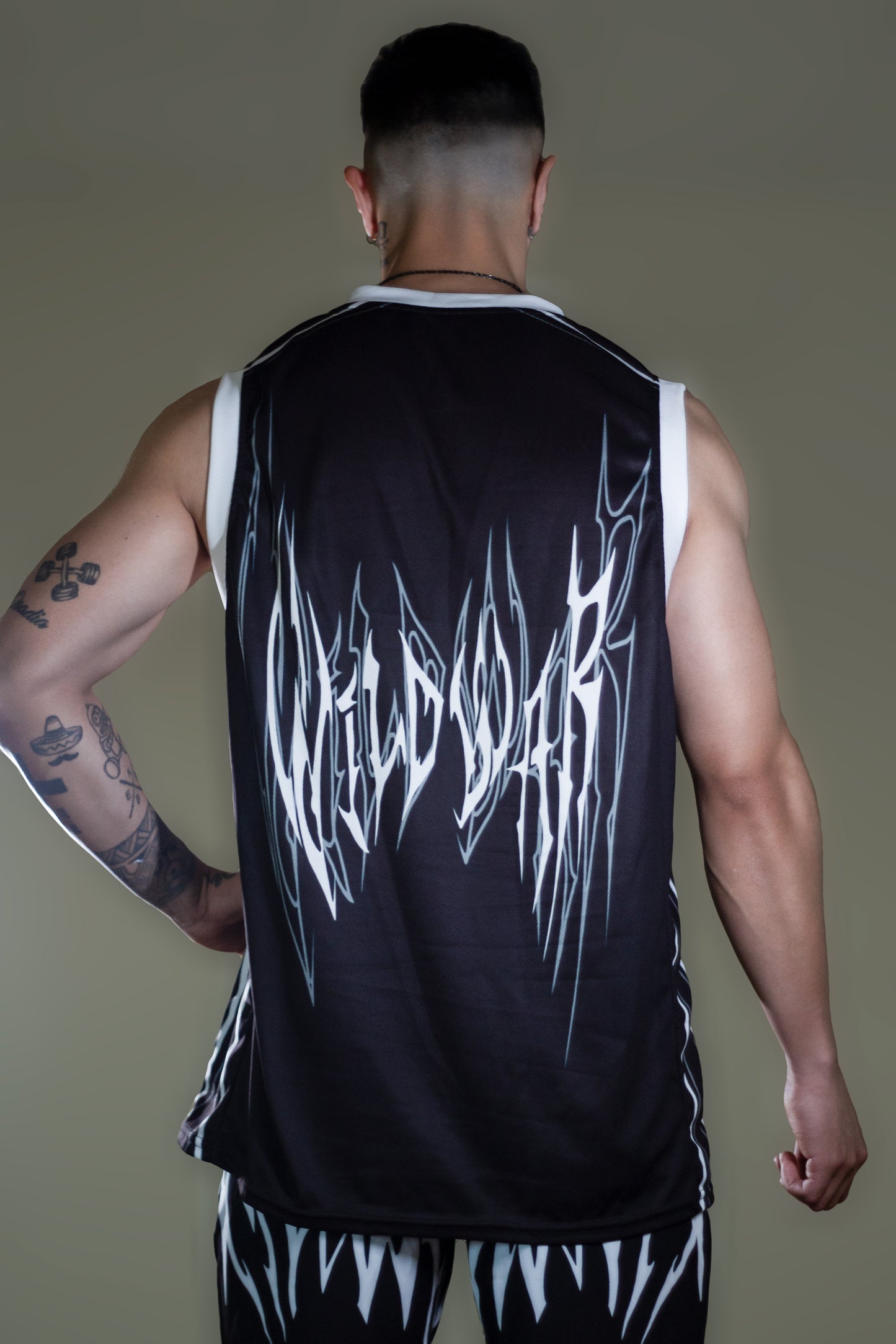 Recycled B&W Tank Top