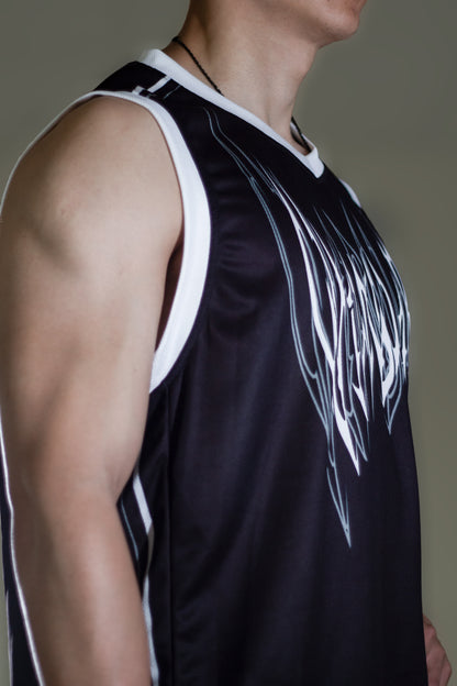 Recycled B&W Tank Top